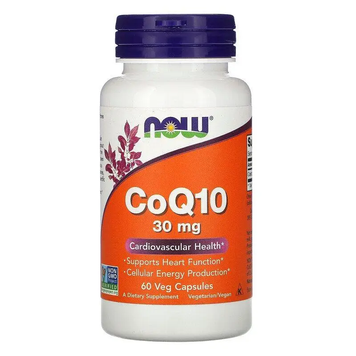 NOW Coenzyme Q10 30mg 60 капсул 101076 фото