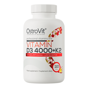 OstroVit Vitamin D3 4000 UI +К2 Limited Edition - 110 tabs 101193-1n фото