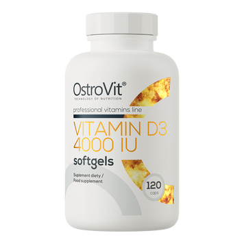 OstroVit Vitamin D3 4000 UI 120 caps 101194-1n фото