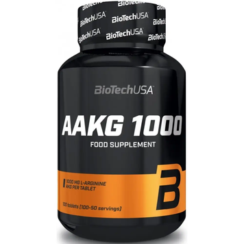 Biotech USA AAKG 1000мг 100 таблеток 101143 фото