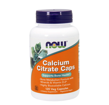 NOW Calcium Citrate Plus 120 капсул 101087 фото