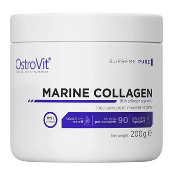 OstroVit Marine Collagen 200 грам, Чорна смородина 101175 фото