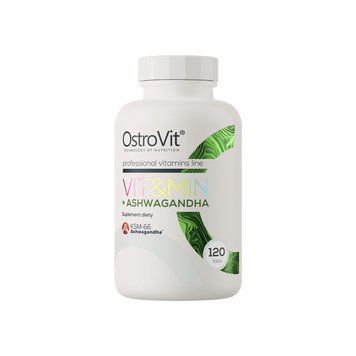 OstroVit VIT&MIN + Ashwagandha 120 таблеток 101096 фото