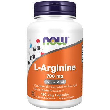 L-Аргінін Now L-Arginine 700mg 180 vcaps 100919 фото